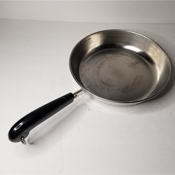 Revere Ware 9 in frying pan USA made stainless steel - Picture 1 of 4